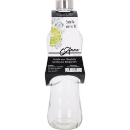 Botella de vidrio con tapón de metal 1Lt - Anna (12 Unidades) Botella de vidrio con tapón de metal 1Lt - Anna (12 Unidades)