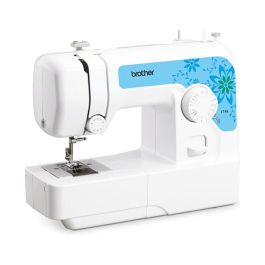 Brother J14s Máquina de coser mecánica automática de 14 programas, color blanco