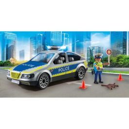 Playmobil Action Coche Patrulla con Luces y Sonidos para Niños 4+ Años | Vehículo de Juguete que Requiere Pilas AAA