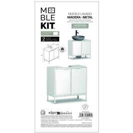 Inde Mueble Lavabo con Puerta Moblekit 60x30x60 cm