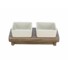 Comedero para Perro Trixie CityStyle Marrón Gris Cerámica Silicona Madera MDF 2 x 400 ml Precio: 36.49999969. SKU: B1GQV2HP5A