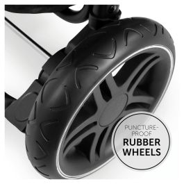 HAUCK HAU4007923148952 - Cochecito Todoterreno RAPID 4D, Plegado con una mano, 4 Ruedas, Negro