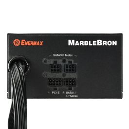 Enermax Fuente Alimentacion Marblebron 550W 80 PLUS Bronze ATX Semimodular Condensadores Japoneses 120mm SAC Negro