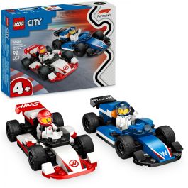 LEGO 60464 City Coches de Carreras F1 Williams Racing y Haas - Juguete para 4+ Años