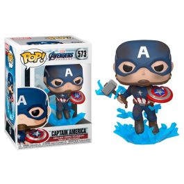 Figura POP Marvel Avengers Endgame Captain America with Broken Shield & Mjolnir Precio: 14.49999991. SKU: B15D6TBRTV