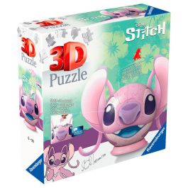 Ravensburger 11639 Puzzle 3D Lilo y Stitch Angel con Orejas 72 Piezas Disney