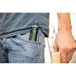 Bosch Destornillador Inalámbrico PushDrive - Batería de Iones de Litio, Función Push & Go, Par Ajustable, Portabrocas Magnético Hexagonal