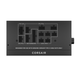 Corsair Fuente de Alimentación RM1000X SHIFT 1000W 80+ Gold Modular ATX 3.1 PCIE 5.1 CP-9020300-EU