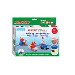 Alpino SET MAGIC DOUGH TRANSPORT DP000530 - Pasta de Modelar para Crear Figuras de Transporte, Incluye Guía Paso a Paso Precio: 13.95000046. SKU: B1FNPZ6CVM