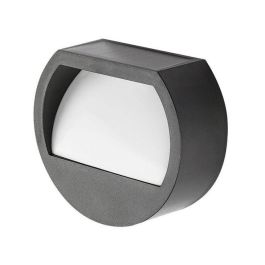 RABALUX RAB-77004 Aplique Exterior Solar Narmada LED 0,5W 13Lm 4000K IP44 Redondo Estilo Moderno Luz Blanca Natural con Brillo Ajustable