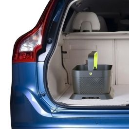 Rati V01344 Cesta de la Compra para Coche y Maletero Antideslizante Ergonómica Verde, Diseño Moderno Plástico Reciclado Rati V01344 Cesta de la Compra para Coche y Maletero Antideslizante Ergonómica Verde, Diseño Moderno Plástico Reciclado