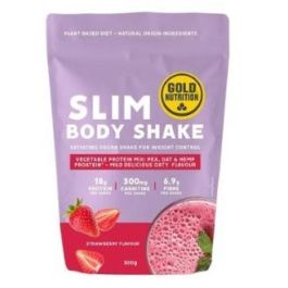 GOLD NUTRITION Slim Body Shake Fresa 300Gr. Batido de Proteínas Vegetales para Control de Peso y Aumento de Saciedad GOLD NUTRITION Slim Body Shake Fresa 300Gr. Batido de Proteínas Vegetales para Control de Peso y Aumento de Saciedad Precio: 15.8900005. SKU: B1DR6M6ETY