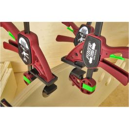 Piher Sargento mini quick 30cm ref. 52430 - Fuerza máxima 75kg, reversible con un clic, cabezales de nylon y fibra de vidrio