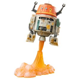 HASBRO Star Wars The Black Series Figura articulada Chopper C1-10P y Ahsoka 15cm con accesorios