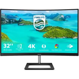 Philips Monitor Curvo 328E1CA de 31.5 Pulgadas 4K UHD VA 1500R 2xHDMI DP Negro
