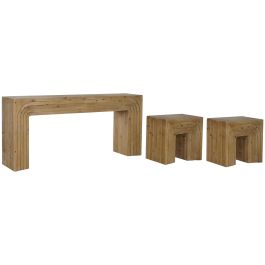 Consola Moderno DKD Home Decor Natural 40 x 80 x 180 cm Set de 3