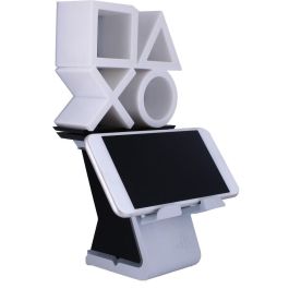 Cable Guy Ikon Soporte de Carga Iluminado para Mandos PS5 Xbox Teléfonos con USB Marvel 20cm