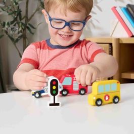 Paquete de 5 vehículos auxiliares para empujar de FISHER-PRICE - JCY32 Paquete de 5 vehículos auxiliares para empujar de FISHER-PRICE - JCY32