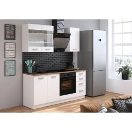 Atlas ATLASFOUR Mueble para horno - Decoración blanca, L60cm, sin encimera