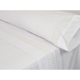 Juego de Sábanas Tejidos Reina ELISA Blanco Cama de 160