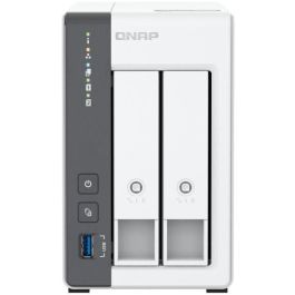 Qnap TS-216G NAS 2 Bahías 3.5"/2.5" 2.5GbE con 4GB RAM NPU IA | Servidor Almacenamiento Torre Hogar/Oficina hasta 39TB