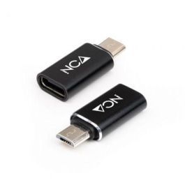 Nanocable 10.02.0014 Adaptador MicroUSB Macho a USB Tipo-C Hembra Carga y Datos Negro Precio: 4.49999968. SKU: B1K5583Q9K