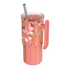 QUOKKA Taza Térmica 720ml Acero Inoxidable con Base de Silicona UMI Floral Coral - Taza Termo Precio: 16.093. SKU: B187JNJ2YA