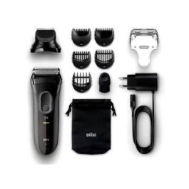 BRAUN SERIE 3 SHAVE & STYLE 3000BT Afeitadora eléctrica con recortador de barba - Negro