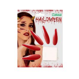 Kit de Uñas Postizas Rojas Largas para Halloween - Accesorio de Disfraz Precio: 1.49999949. SKU: B1D78739PS