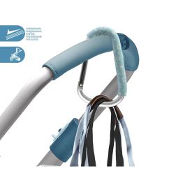 Mosquetón Azul Estrellas