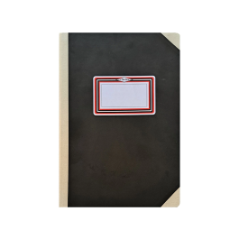 Fernandes Libro Cartone Cosido DIN A5+ Rayado Horizontal 200 Hojas 100 gr Negro Precio: 16.50000044. SKU: B157J63F7Y