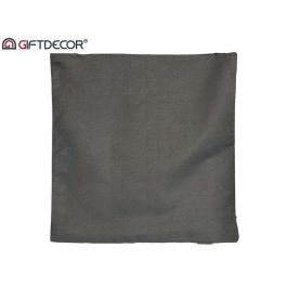 Giftdecor Funda Cojín con Cremallera 60x60 cm Antracita - Poliéster y Algodón (24 Unidades) Giftdecor Funda Cojín con Cremallera 60x60 cm Antracita - Poliéster y Algodón (24 Unidades)