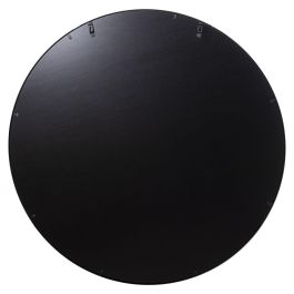 Espejo de pared Alexandra House Living Negro Metal 7 x 95 x 95 cm Redondo