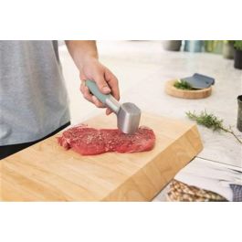 Berghoff 3950018 Mazo para Carne con Doble Cara (Suave y Picos) para Ablandar y Machacar