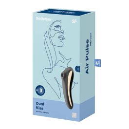 Satisfyer Dual kiss vibrador de aire negro negro Satisfyer Dual kiss vibrador de aire negro negro Precio: 33.4999995. SKU: SLC-91929