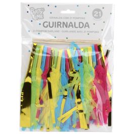 Party Time Guirnalda 21 Pompones de Papel para Fiestas Precio: 4.49999968. SKU: B13QQNH86D