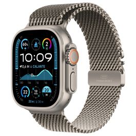 Apple Watch Ultra 2 GPS + Cellular 49mm Natural Titanium Case with Natural Titanium Milanese Loop - S Precio: 953.50000009. SKU: B1AS3Q4657