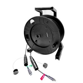 Vivolink Cable HDMI Óptico 4K Blindado de 70m en Tambor - HDMI 2.0, 4K/60Hz, HDR, HDCP 2.2, 3D, ARC