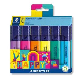 Staedtler Marcador Fluorescente Textsurfer Classic Happy Line - Blíster 6 Ud, Colores Surtidos, Tinta Pigmentada, Secado Rápido Staedtler Marcador Fluorescente Textsurfer Classic Happy Line - Blíster 6 Ud, Colores Surtidos, Tinta Pigmentada, Secado Rápido Precio: 5.50000055. SKU: B1E63F62C7