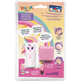 COLOP 156694 little NIO Cleany Stamp Unico, Sello Redondo Multicolor para Retail