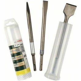 Bosch Juego de Cinceles SDS-plus, 3 Piezas Bosch Juego de Cinceles SDS-plus, 3 Piezas