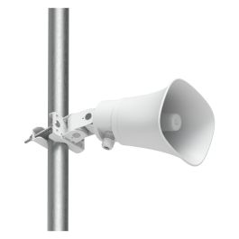 Ubiquiti (UI) UP-AI-Horn-Speaker-W Altavoz IP66 para Exterior de 1 vía, Alimentación PoE, 120 dB, Montaje en Pared, Blanco