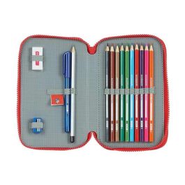Plumier Doble Atlético Madrid M854 Blanco Rojo 12.5 x 19.5 x 4 cm (28 piezas) Plumier Doble Atlético Madrid M854 Blanco Rojo 12.5 x 19.5 x 4 cm (28 piezas)