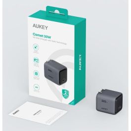 AUKEY Cargador Comet Mini 30W 1 Puerto Gris