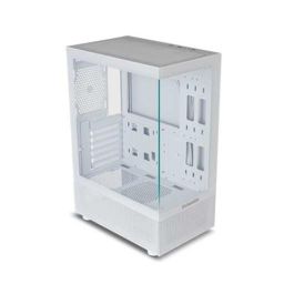 Nox NXHUMMERVSNWH Caja Gaming Semitorre Hummer Vision Blanca Cristal Templado USB 3.0 ATX/M-ATX