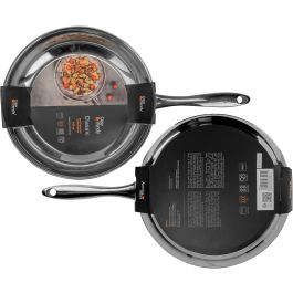 Cosy & Trendy 2803315 Sartén de Acero Inoxidable - D 28 cm - Todas las Fuentes de Calor, Inducción Incluida