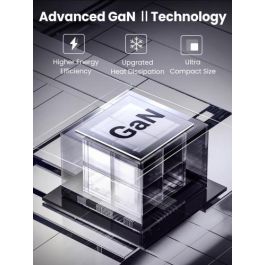 UGREEN 15326 Cargador USB C Nexode Mini 30W PD GaN Tech Blanco Carga Rápida