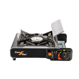Com Gas Cocina Portátil de Gas Compacta 2.2 kW para Cartuchos de Gas 227g - Cocina de Camping Exterior con Parrilla y Maletín Precio: 24.89999952. SKU: B19K5TMFT6
