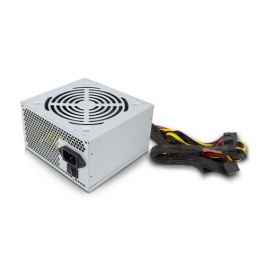 Ewent EW3909 Fuente de Alimentación 500W ATX para PC con Conector 20+4 pin, Ventilador Activo 12cm, Protección Sobretensión, Gris