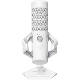 ASUS ROG Carnyx Microphone Blanco Micrófono de superficie para mesa con conexión USB, 24 bit, 192 kHz y hasta 120 dB